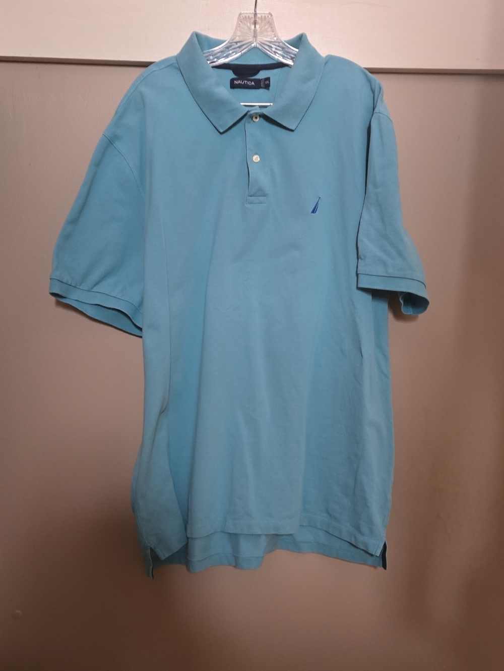 Nautica Men's Blue Short-Sleeve Polo